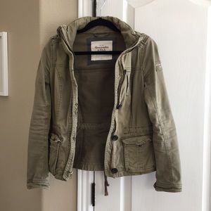 Abercrombie & Fitch Army Green Utility Jacket